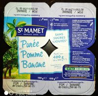 Purée Pomme Banane