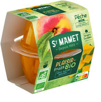 Plaisir de Fruits - Pêche Bio - Sans sucres ajoutés