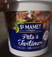 Pâte à tartiner cacao noisettes