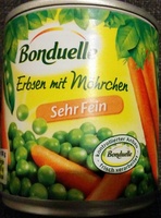 Erbsen mit Möhren