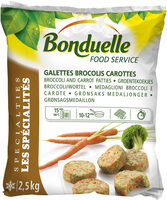 Galette brocoli carotte