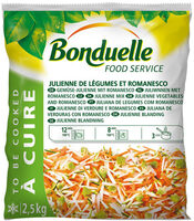 Julienne de légumes et romanesco