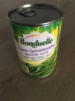 Bonduelle haricots verts très fins rangés