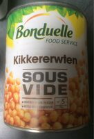 Pois chiches sous vide