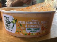 Salade de Pasta Conchiglie Poulet & Courgettes