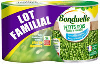Lot x2 petit pois sans arome ajoutés