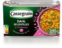 Dahl de lentilles a l'indienne