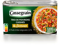 Trio de poivrons cuisinés et sarrasin
