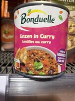 Linzen in curry