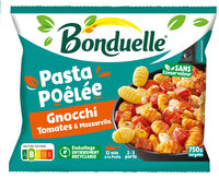 Pasta poêlée gnocchi tomate & mozzarella