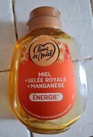 Miel de fleurs liquides + gelée royale + manganese