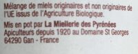Miel crémeux  Bio