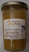 Miel bio de lavande - 500g - Terre de Miel