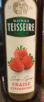 Sirop fraise