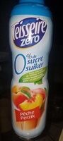 Sirop de pêche zéro 0% de sucre