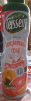 Sirop de pamplemousse rose