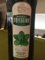 Sirop menthe verte