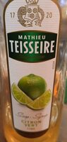 Sirop citron vert