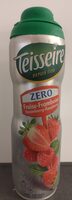 Zero aardbei framboos siroop