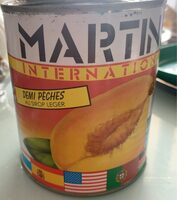 Demi peches au sirop leger