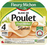 Blanc de poulet fines herbes Halal - 4 tr.