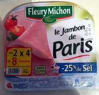 Jambon cuit de Paris de qualité supérieure