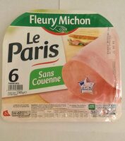 Le jambon de Paris sans couenne - 6 tr.