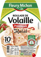 Roulade de volaille provençale Halal - 10 tr.