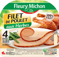 Filet de poulet aux herbes - 4 tranches épaisses