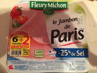 Le Jambon de Paris -25% de Sel