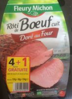 Roti de bœuf cuit doré au four