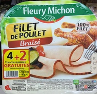 Filet de poulet braisé (4+2 gratuites)