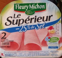 Le supérieur -25% de sel