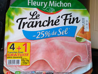 Le tranché fin -25% de sel
