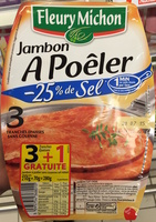 Jambon à poêler (-25% de sel)