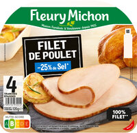 Filet de Poulet - 25% de Sel*