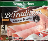 Le Tradition - Jambon sans couenne grandes tranches