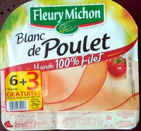 Blanc de Poulet, Viande 100 % Filet (6 Tranches + 3 Gratuites)
