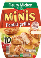 Minis hachés de poulet grillé - 10 pièces