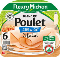 Blanc de Poulet  - 25% de sel* Halal