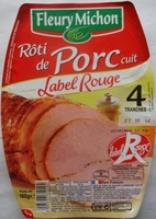 Rôti de Porc cuit, Label Rouge (4 Tranches)