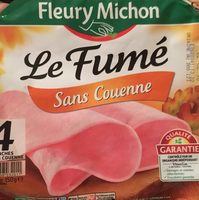 4 tranches jambon fumé