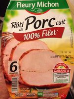 Rôti de porc cuit