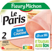 Le Paris sans couenne - 25% de Sel*- 2 tr