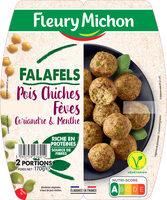 Falafels pois chiches, fèves, coriandre et menthe