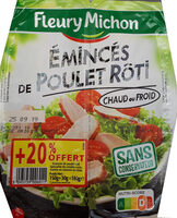 Émincé de poulet rôti