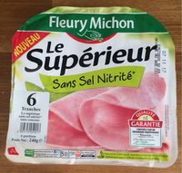 Jambon le superieur sans sel nitrité, sans couenne