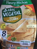 Tranches végétales curry