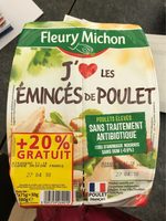 Eminces de poulet