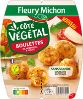 Boulettes Riz, Mozzarella, Tomate.
